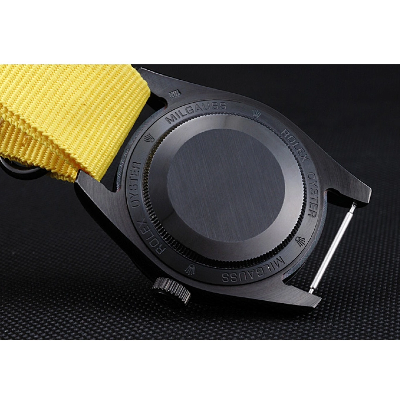 Aaa replica watch Milgauss Rolex Bamford Yellow Nylon Strap 621999 0712
